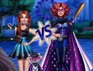 Superhero or Cute Girl Online Dress-Up Game
