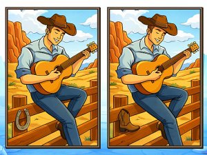 Wild West Spot the Difference