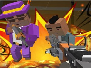 Blocky Defender Action Game