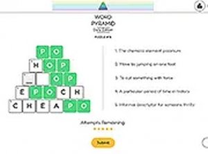 Word Pyramid: Daily Edition Online Puzzle Game - Word Puzzle