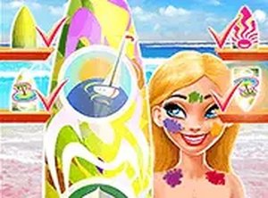Nina Surfer Girl Makeover Game