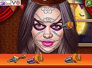 Halloween Face Art Creative Game