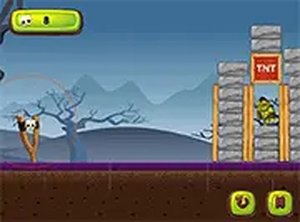 Angry Ork Puzzle Game Online - Physics Puzzle Game