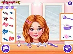 Crazy Hair School Salon Online Dress Up Game