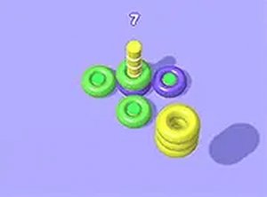 Full Stacks 3D Donut Puzzle Game Online - Puzzle Game