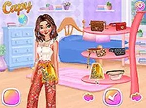 Princesses Belt Bag Fashion Dress Up Game