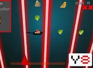 Neon Food Skill Game