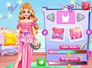 Blonde Princess DIY Royal Dress Dress Up Game