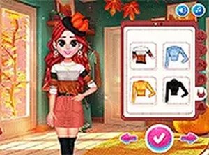 Autumn Cozy Sweater Styles Dress Up Game